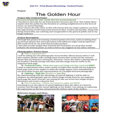 Final Major Project Proposal | DOCX