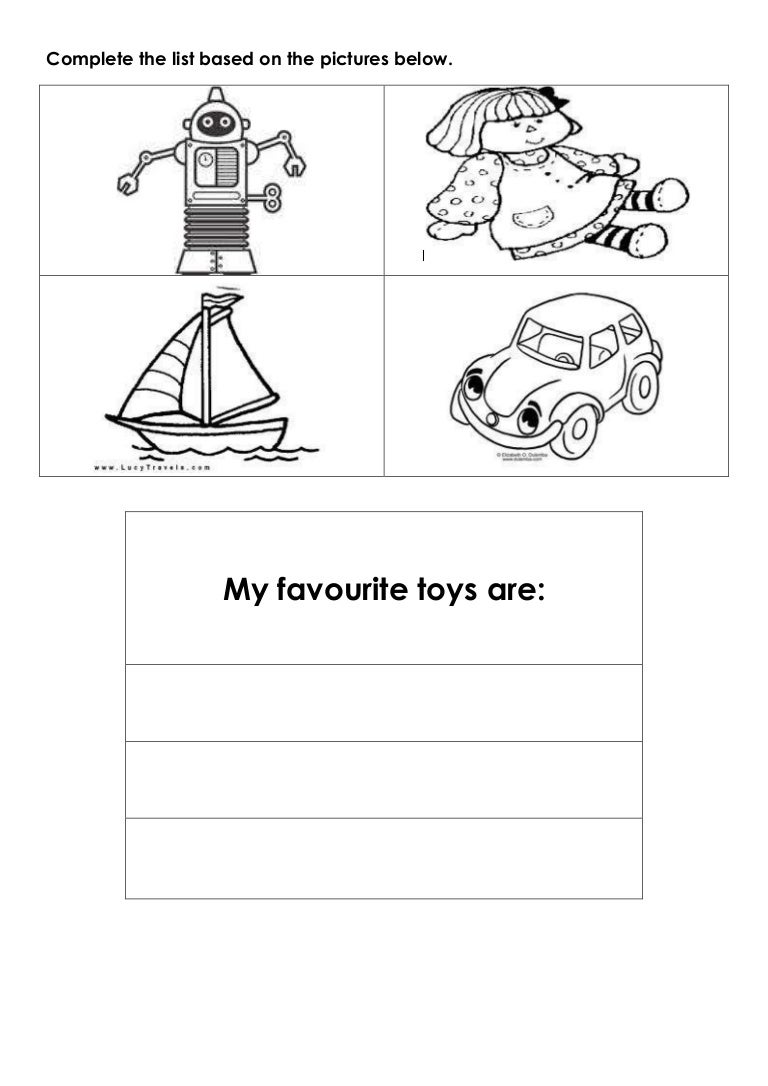 Unit 15 my favourite toys