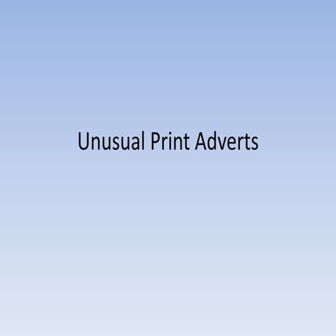 Print adverts | PPTX