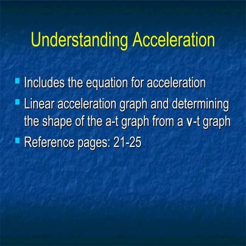 Grade 11-U1A-L3 Acceleration