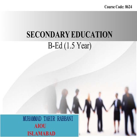 SECONDARY EDUCATION INTRODUCTION,NEED,SCOPE,SIGNIFICANCE