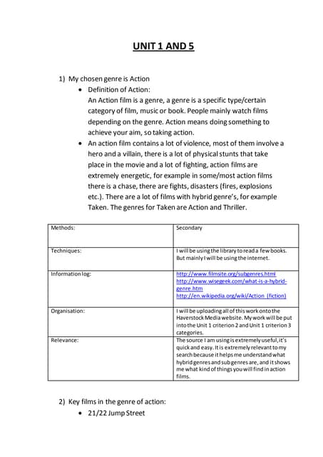 Unit 3 task 2 table irene | DOCX | Computer Animation | Computer ...