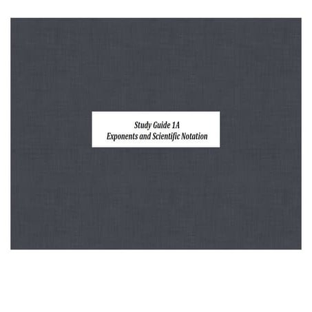 Unit 1 a study guide worked out