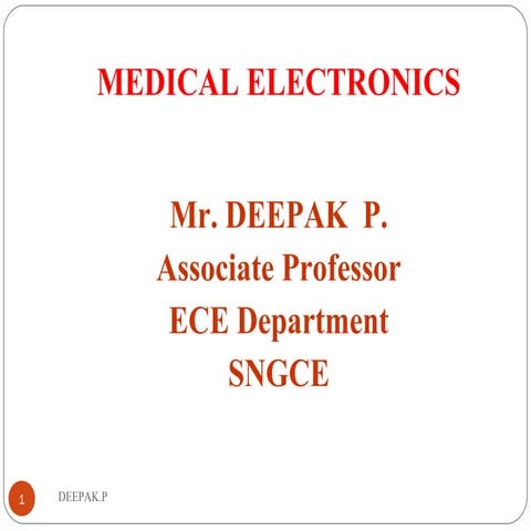 medical electronics 5 module ppt
