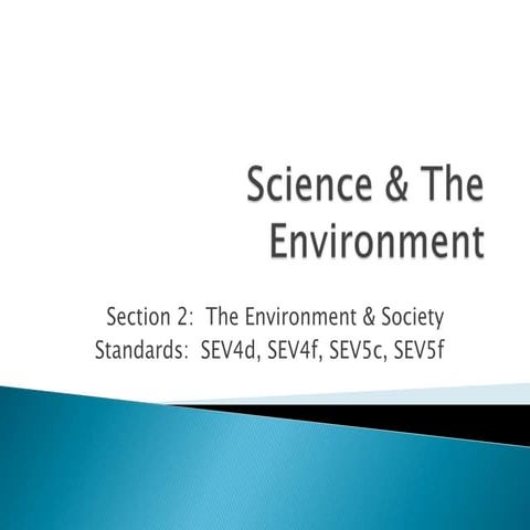 Unit 1 ch1 s2 the environment & society