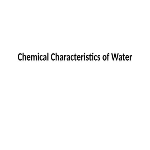 unit 1 chemical characters of water.pptx