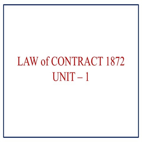 Indian Contract Act 1872