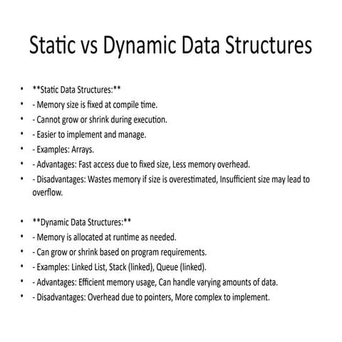 Comprehensive Overview of Data Structures, Algorithms, and Complexity ...
