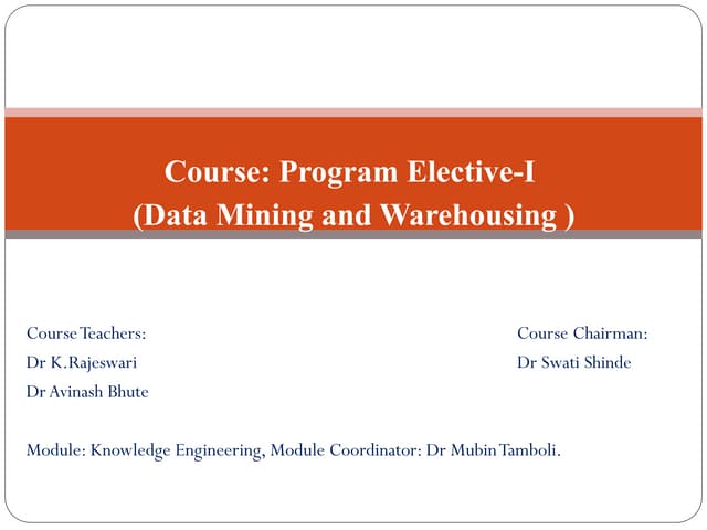 Unit 1_data mining and warehousing subject