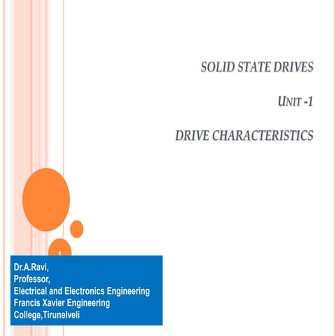 Unit 1 electric drive