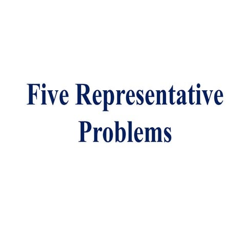 Unit 1 Five Representative Problems.pptx