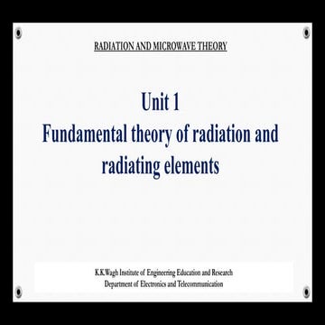 Unit1_Fundamental theory of radiation and radiating elements Full power point...