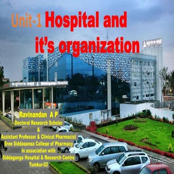 Unit 1 Hospital by Ravinandan  A P 2022