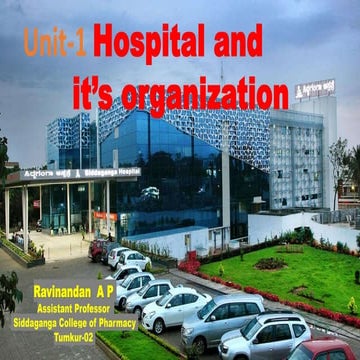 Unit 1 Hospital by Ravinandan A P 2024.pptx