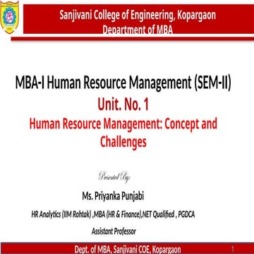 Human Resource Management | PPTX