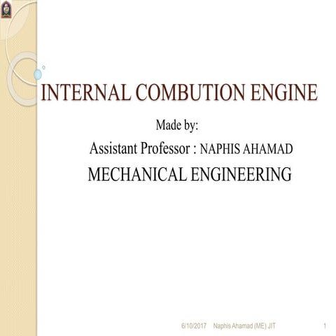 basics of Internal combution engine