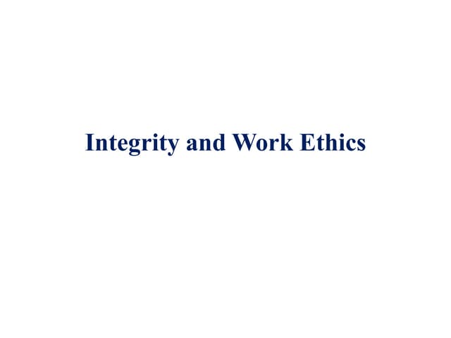 Unit 1 Integrity And Work Ethics 1674549952566 Pdf Unit 1 Integrity And Work Ethics 1674549952566 Pdf