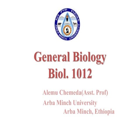 General Biology- Unit 1 