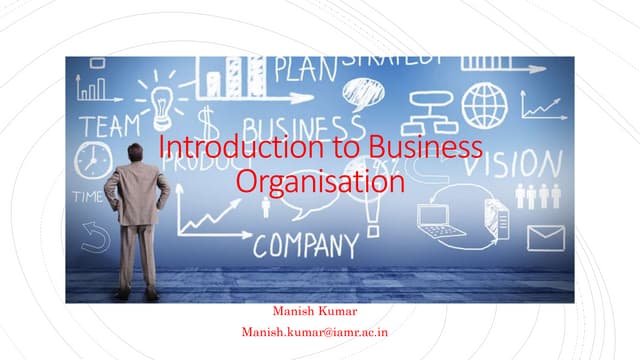 Unit 1 introduction to business organisation