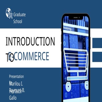 Unit 1 Introduction To E Commerce 1 Pptx
