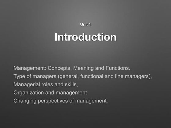 Function of Management | PPTX
