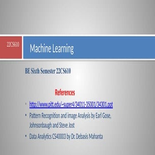 Machine learning ppt. | PPTX