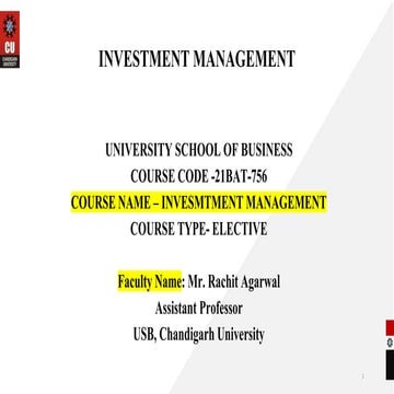 Investment Management | PPTX