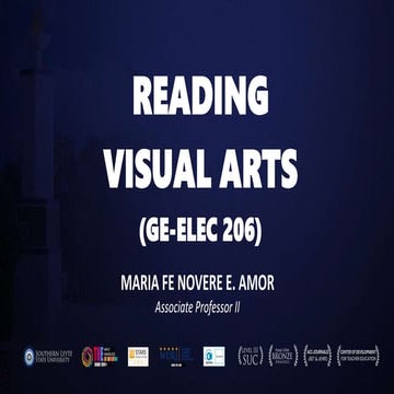 Reading Visual Arts: Understanding Visual Arts