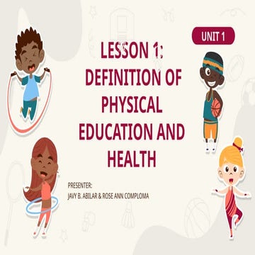 Health and Physical Education Assessment Health and physical education ...