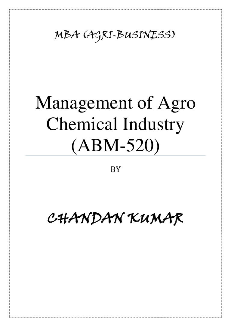 Pesticide Compatibility Chart India