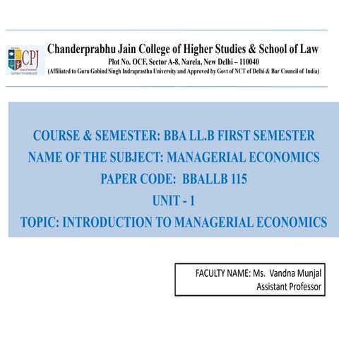 UnitManagerial Economics for BbALlB.pptx