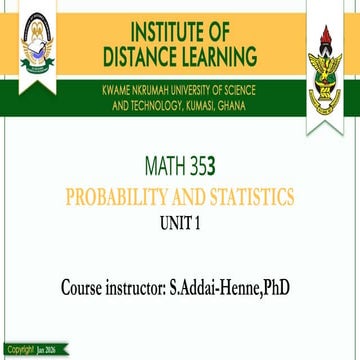 Module 2 statistics | DOC