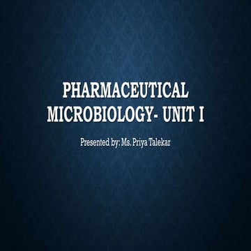 Unit 1 Pharmaceutical Microbiology Third semester Second year.pdf