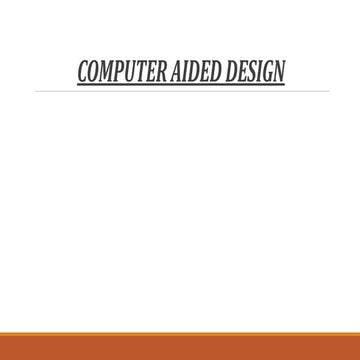 Introduction of Computer aided Design | PPTX