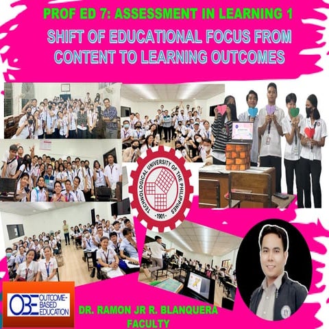 UNIT 1 OUTCOME BASED EDUCATION IN ASSESSMENT IN LEARNING 1