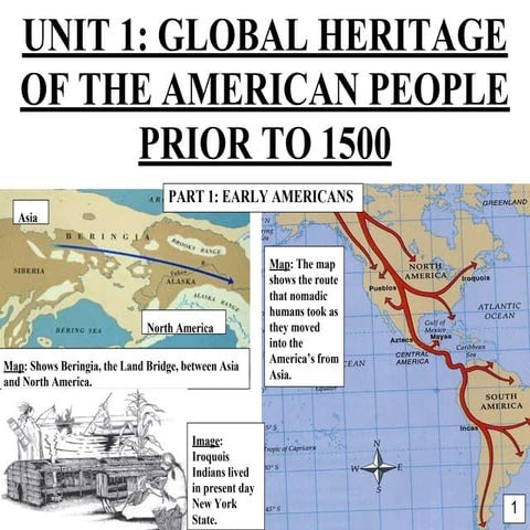 Unit 1 - First Americans