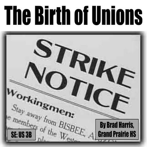 Unit 1 powerpoint #7 (the gilded age   the rise of unions)