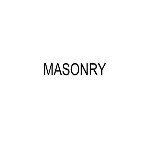 Unit 1 Ppt Masonry Pptx Introduction 12 Ppt