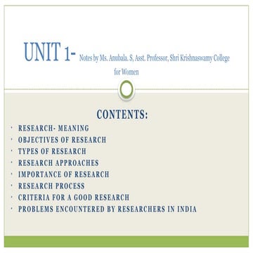 Research Methodology, Types and Research Process