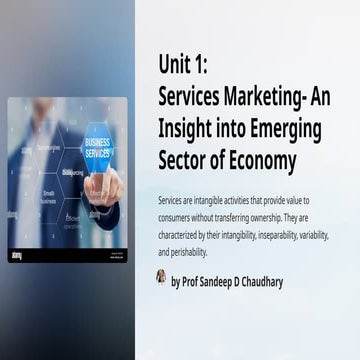 Unit 1 Services Marketing- An Insight into Emerging Sector of Economy.pptx