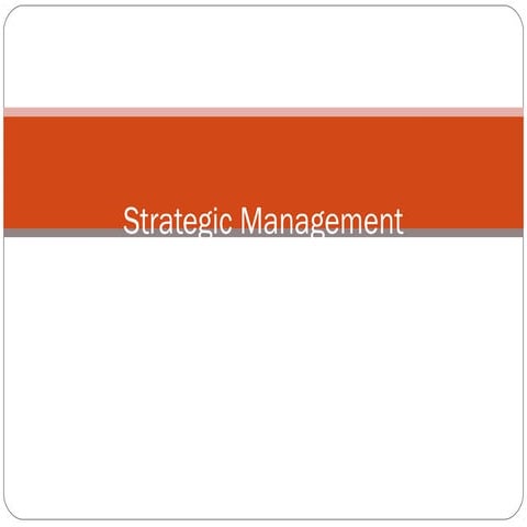 Unit 1 strategic management 2