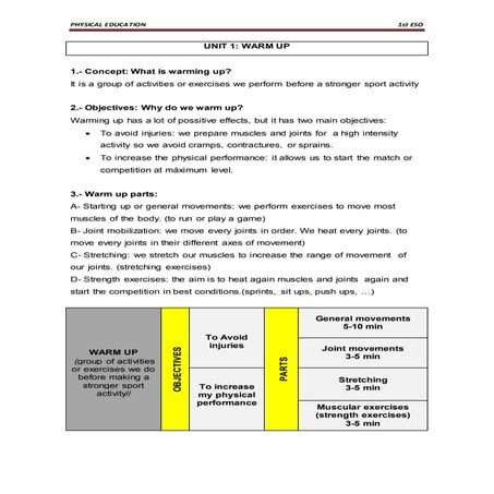 Unit 1 warm up | DOCX