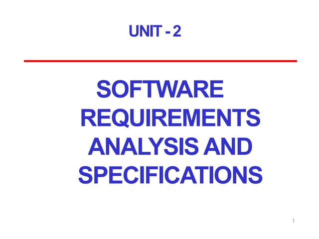 Unit2 Software engineering UPTU