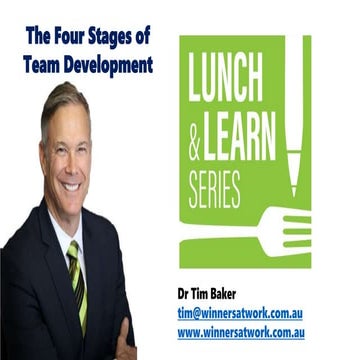The Four Stages of team Development 