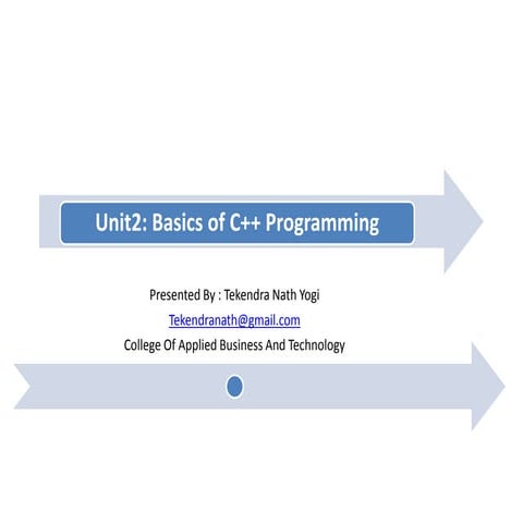 B.sc CSIT 2nd semester C++ Unit2 | PPTX