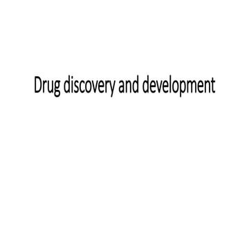 Drug Discovery & Development