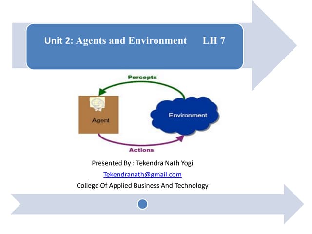 Unit2: Agents and Environment