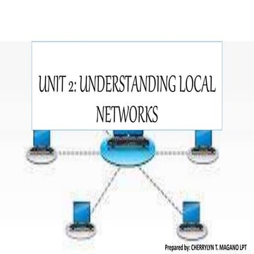 Unit 2: Understanding local networks