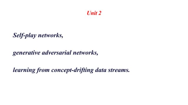 Self Play Networks and Generative Artificial Networks