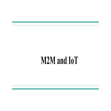 Smart CIties and the Iot systems. The topic discusses about IoT